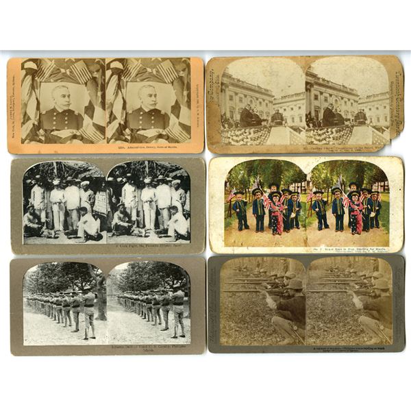 Spanish American War and Philippine Campaign Stereo view Photographs, 1898 to early 1900s.