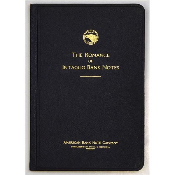 NY. "The Romance of Intaglio Banknotes" 1925 ABNC Book With Intaglio Portrait of Paul Revere