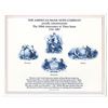 Image 1 : ABN Souvenir Cards, "ABN Commemorates the 200th Anniversary of Three States 1787-1987" with 4 Intagl