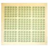 Image 1 : IL, 1933. Century of Progress Exposition, 1¢ Green, Farley Imperforate and Ungummed Sheet  of 9 Souv