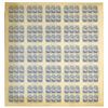 Image 1 : NY. 1934. Byrd Antarctic Expedition, 3¢ Blue, Farley Imperforate and Ungummed Sheet of 25 Souvenir S