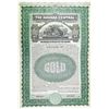 Image 1 : Cuba. Havana Central Railroad Co., 1905 Specimen Gold Coupon Bond Rarity