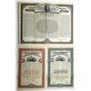 Image 1 : Mexico. Mexican Specimen Bank and Railroad Bond Trio, 1907