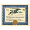 Image 1 : MO. Falcon Motors Trust, 1923, I/U Stock Certificate.