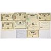 Image 1 : Maine & New England National Bank Stock Certificate Collection, 1860s to 1880s