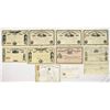 Image 1 : PA. Pennsylvania National Banks Stock Certificates and Fiscal document, 1860s to 1870s