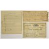 Image 2 : PA. & MD., Early Pennsylvania & Georgetown, D.C., Bank Stock Certificate Trio, 1818 to 1864.