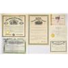 Image 1 : Western Municipal, Banking, and Insurance Certificates, 1880s to early 1900s