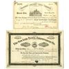 Image 1 : CO. Colorado College Land Company,  and San Luis Town & Improvement Co., 1882 and 1890, I/U Stock an