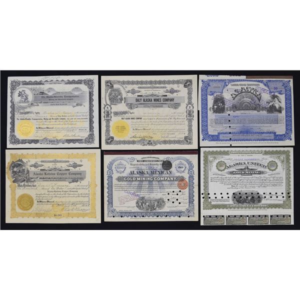 AK. Alaska Mining and Transportation Companies, 1897 to 1920