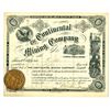 Image 1 : CO. Continental Mining Co., 1883, I/U Stock Certificate.