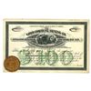 Image 1 : CO. Gold Fortune Mining Company, 1880, I/U Stock Certificate.
