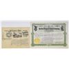 Image 1 : CO. Leadville and Other Colorado Mining Districts Stock Certificate Pair, 1902 and 1910.