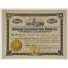 Image 1 : GA. Dahlonega Consolidated Gold Mining Co., 1904, I/U Stock Certificate.