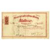 Image 1 : IN. Monarch Gold & Silver Mining Co., 1870, I/U Stock Certificate.