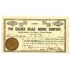 Image 1 : Mexico. Golden Belle Mining Co., 1889, I/U Stock Certificate.