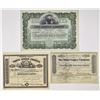 Image 1 : MI. Michigan Copper Mining Stock Certificate Trio, 1878 to 1919.