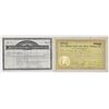 Image 1 : Montana Territory. Montana Mining Stock Certificate Pair, 1889 & 1990.