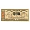 Image 1 : Nevada Territory. Stranger Gold and Silver Mining Co., 1863, I/U Stock Certificate with Imperforate 
