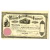Image 1 : Nevada. Warren Silver Mining Co., 1865, I/U Stock Certificate.