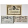 Image 1 : CO. NV. PA., Silver & Western Gold & Silver Mining Certificate Trio, 1879 to 1910.