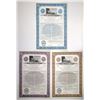 Image 1 : Great Northern Railway Equipment Trust, 1957 to 1958 Specimen Coupon Bond Trio