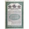 Image 1 : Texas. Quanah, Acme and Pacific Railway Co. 1909 Specimen Gold Coupon Bond
