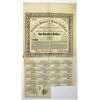 Image 1 : TX. Galveston, Houston & Henderson Rail Road Co., 1857. I/U Bond with Attached $40 Bearer Share Cert