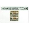 Image 1 : HI. Hawaiian Government, ND (1882), Uncut Pair of Specimen Bond Coupons from a 6% $100 Bond.