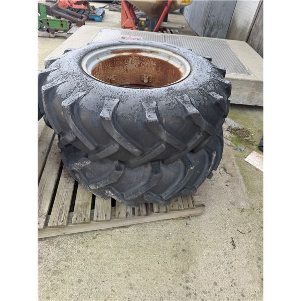 Firestone 13–24 tractor four ply nylon 14.9–24 on 13 inch rim