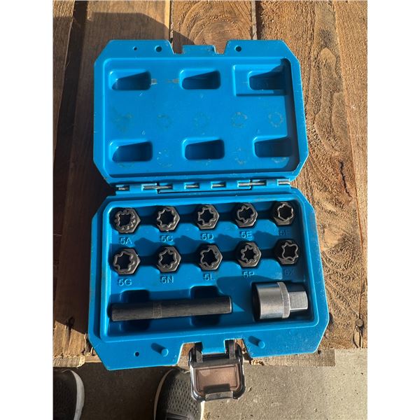 Wheel Lock Lug Nuts Removal Set