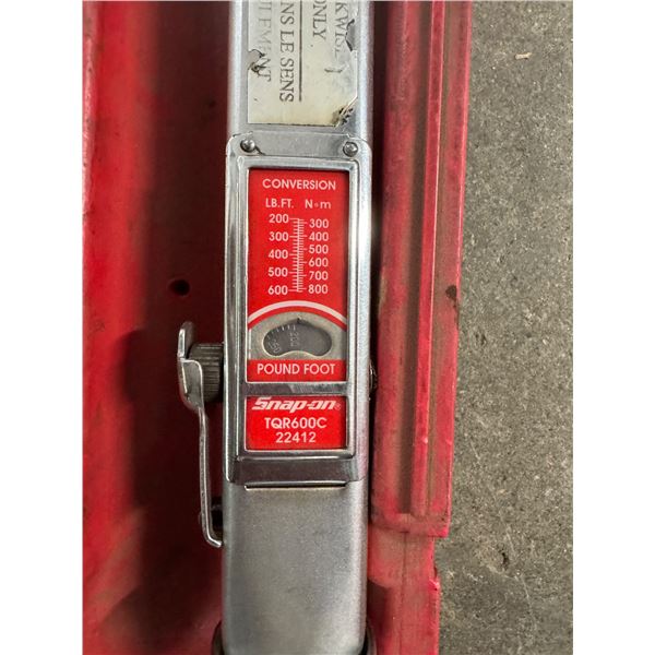 Snap on torque wrench TQR 600 C  22412