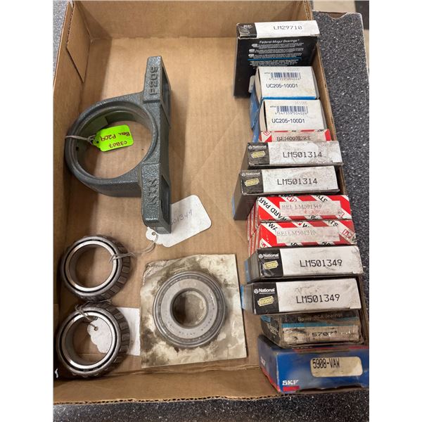 Assorted bearings