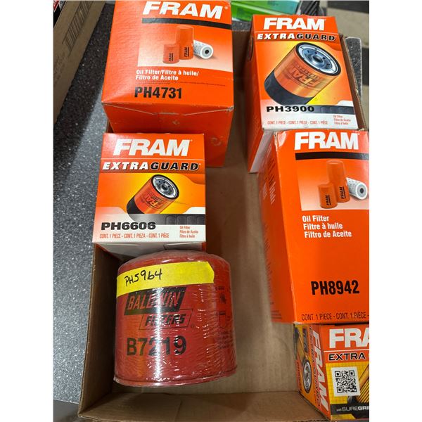 FRAM and Baldwin oil filters