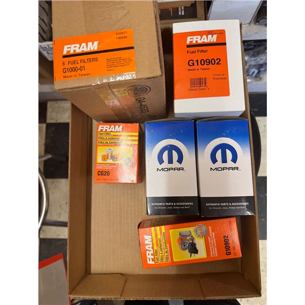 Mopar and Fram fuel filters