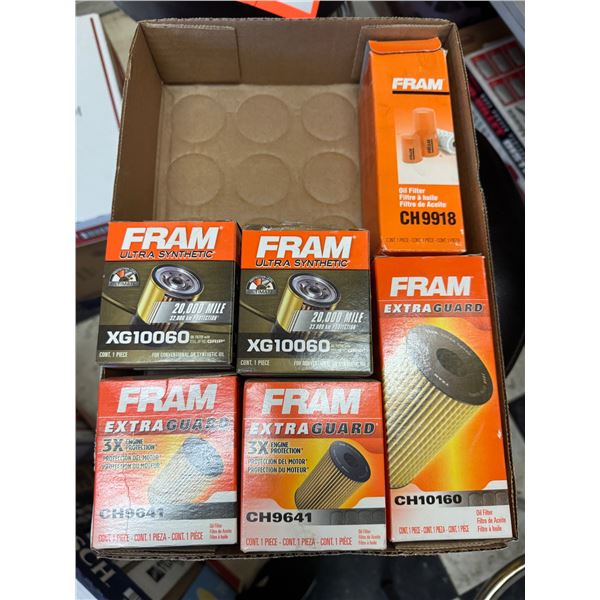 Fram oil filter filters