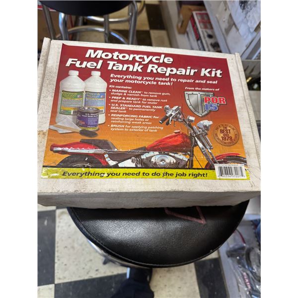 Motorcycle fuel tank repair kit