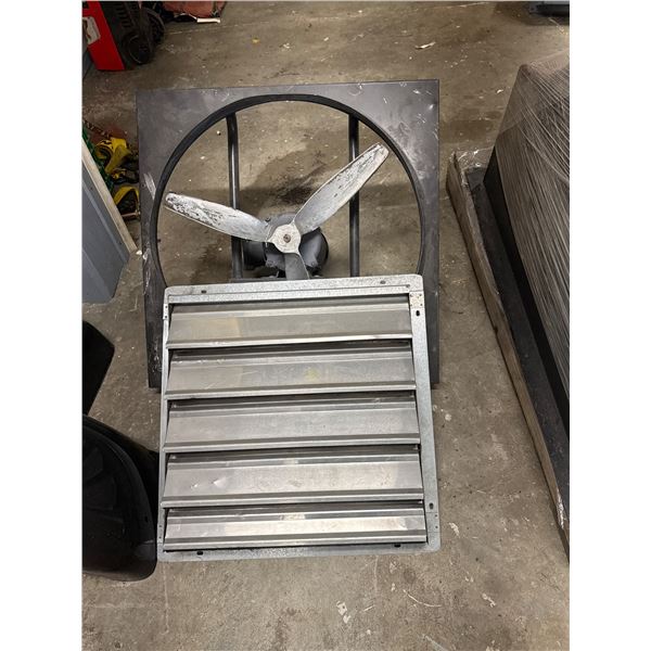 2 foot electric fan with shutters