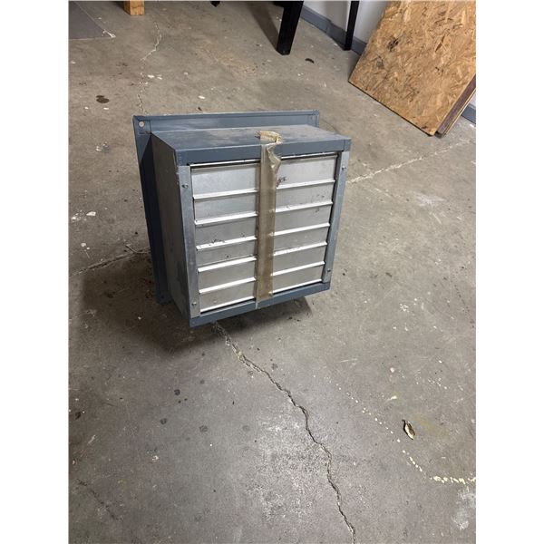 New 12" electric fan with shutters