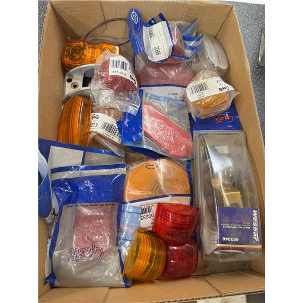 Replacement lenses and seal tail lamp capsule