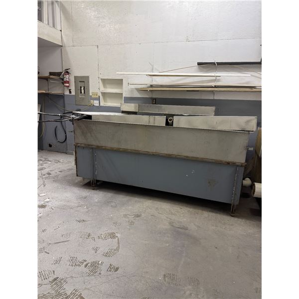 Refrigeration tank with coils  95.5 inches 4ft x42.5 tall