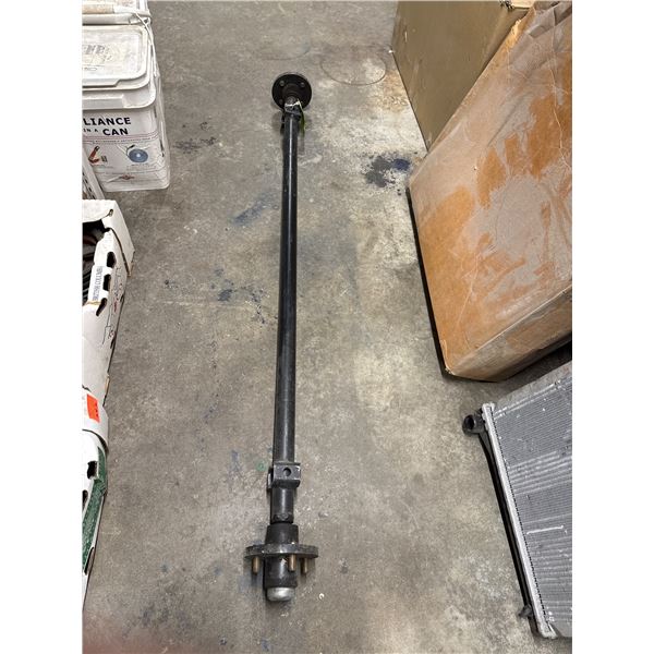 straight idler trailer axle