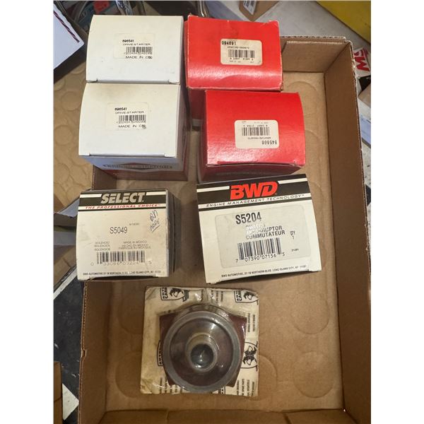 Drive starters amateur magneto switch, interrupter communicator solenoid's, etc.