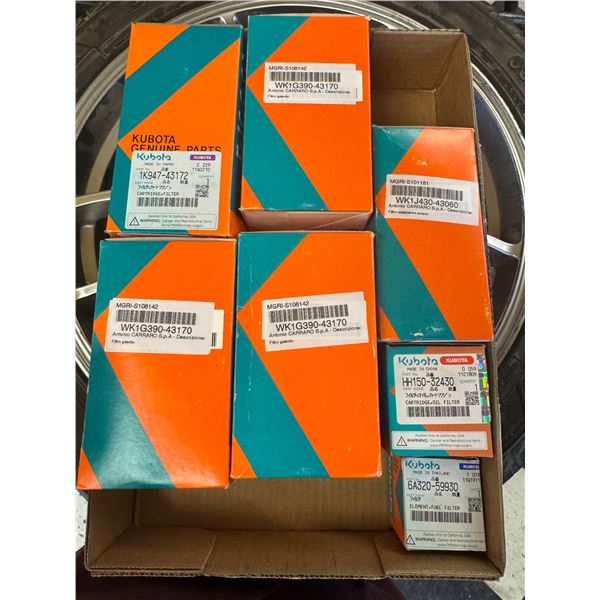 Kubota filters, fuel filters, oil filters