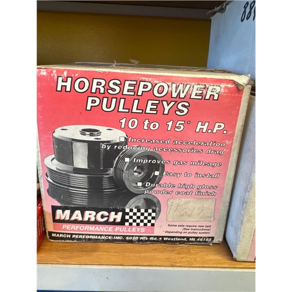 Horsepower pully 10 to 15 hp