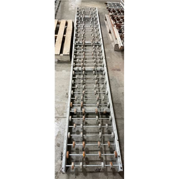 Skate wheel conveyor 10 feet five 18 inches