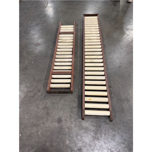 Conveyor belt rollers, 7 foot 63 1/2" x 1'