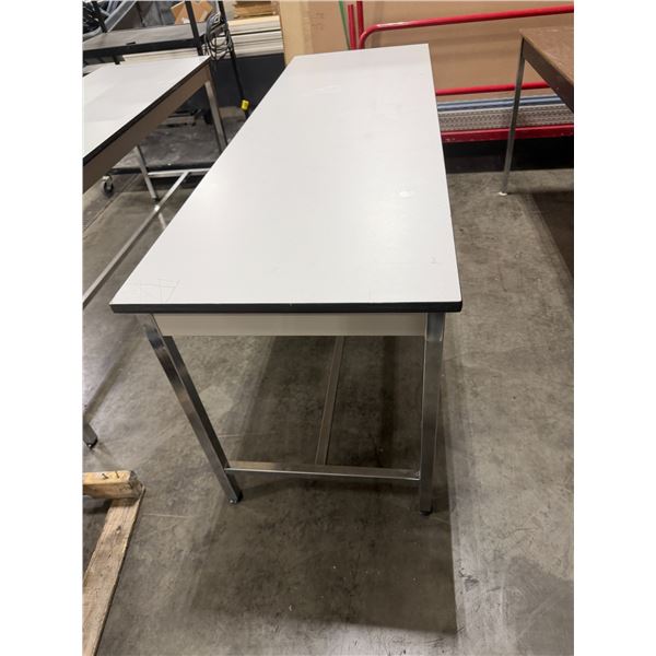 Table measures  72" x 24" x 29" tall