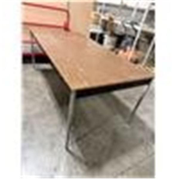 Table measures 71 1/2" x 35 1/2" x 29 1/2" tall