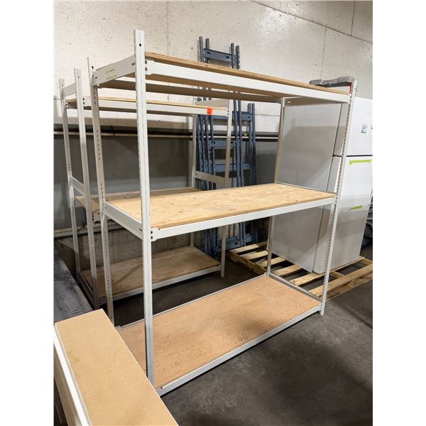 Shelf measures 63" x 25" x 72" tall